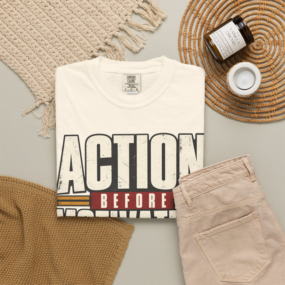 Action Before Motivation T-shirt