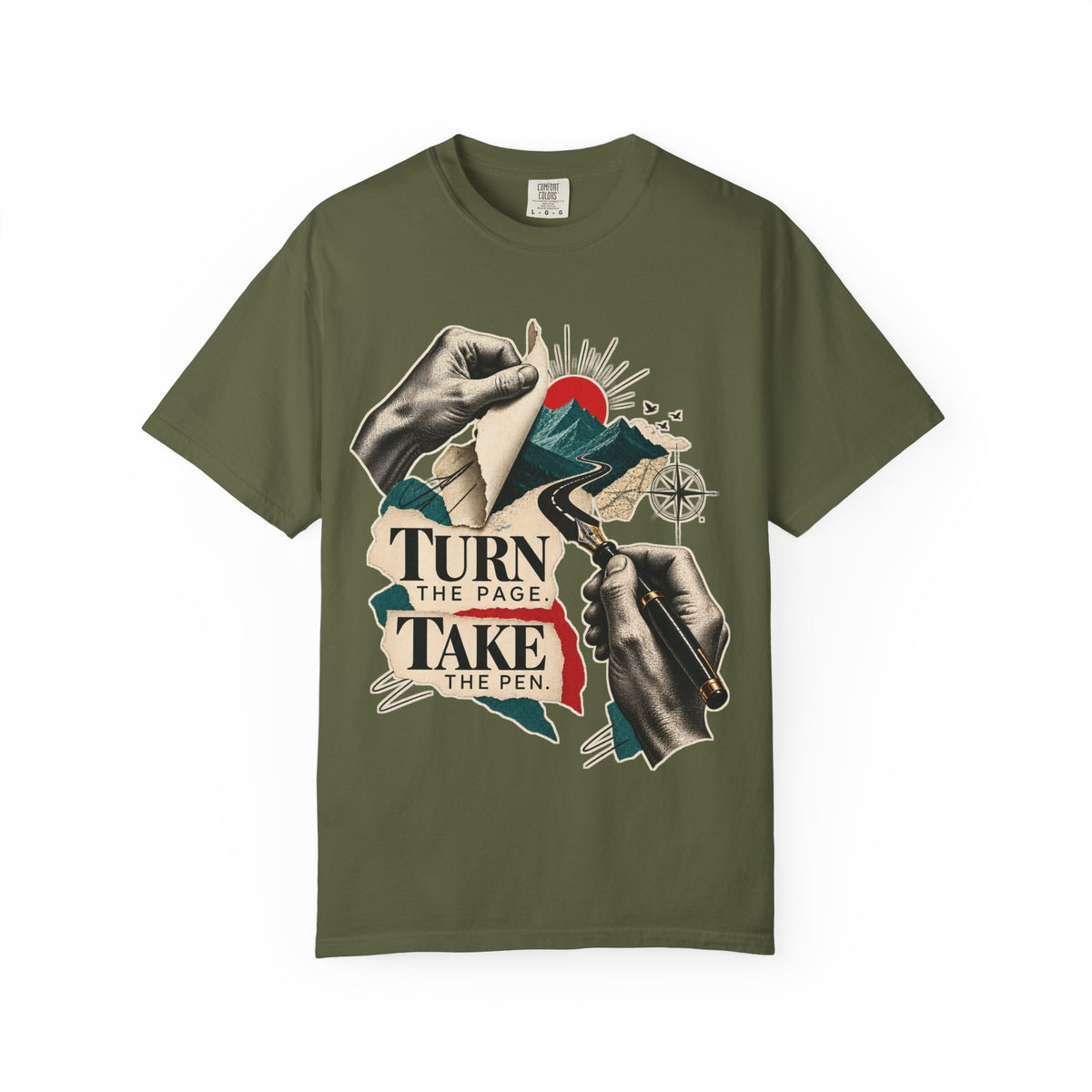 Turn The Page. Take The Pen T-shirt