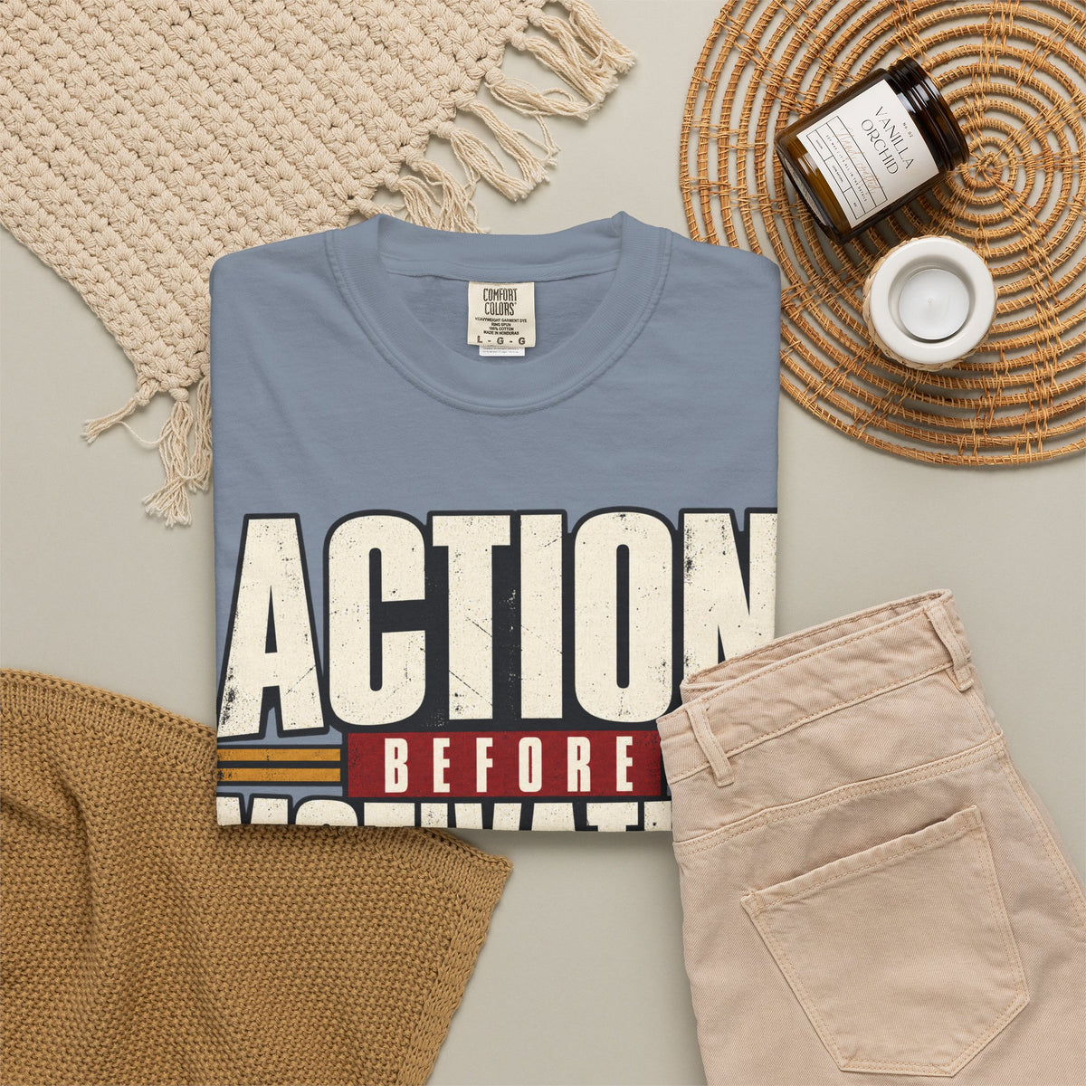 Action Before Motivation T-shirt