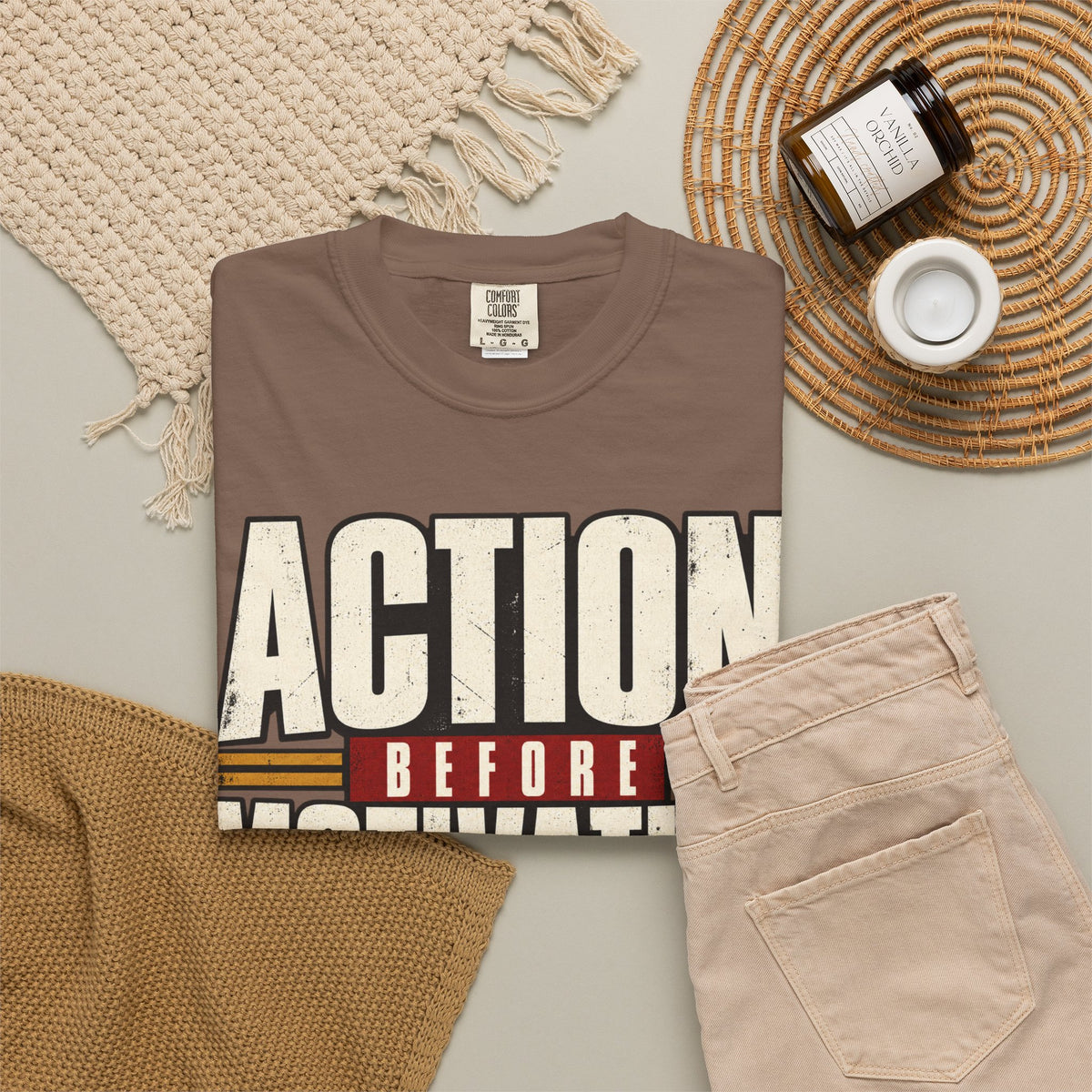 Action Before Motivation T-shirt