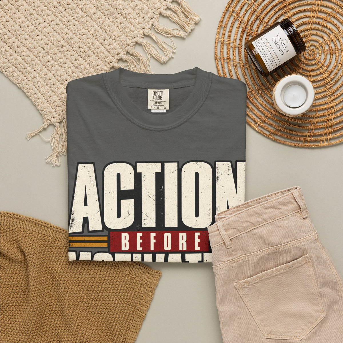 Action Before Motivation T-shirt
