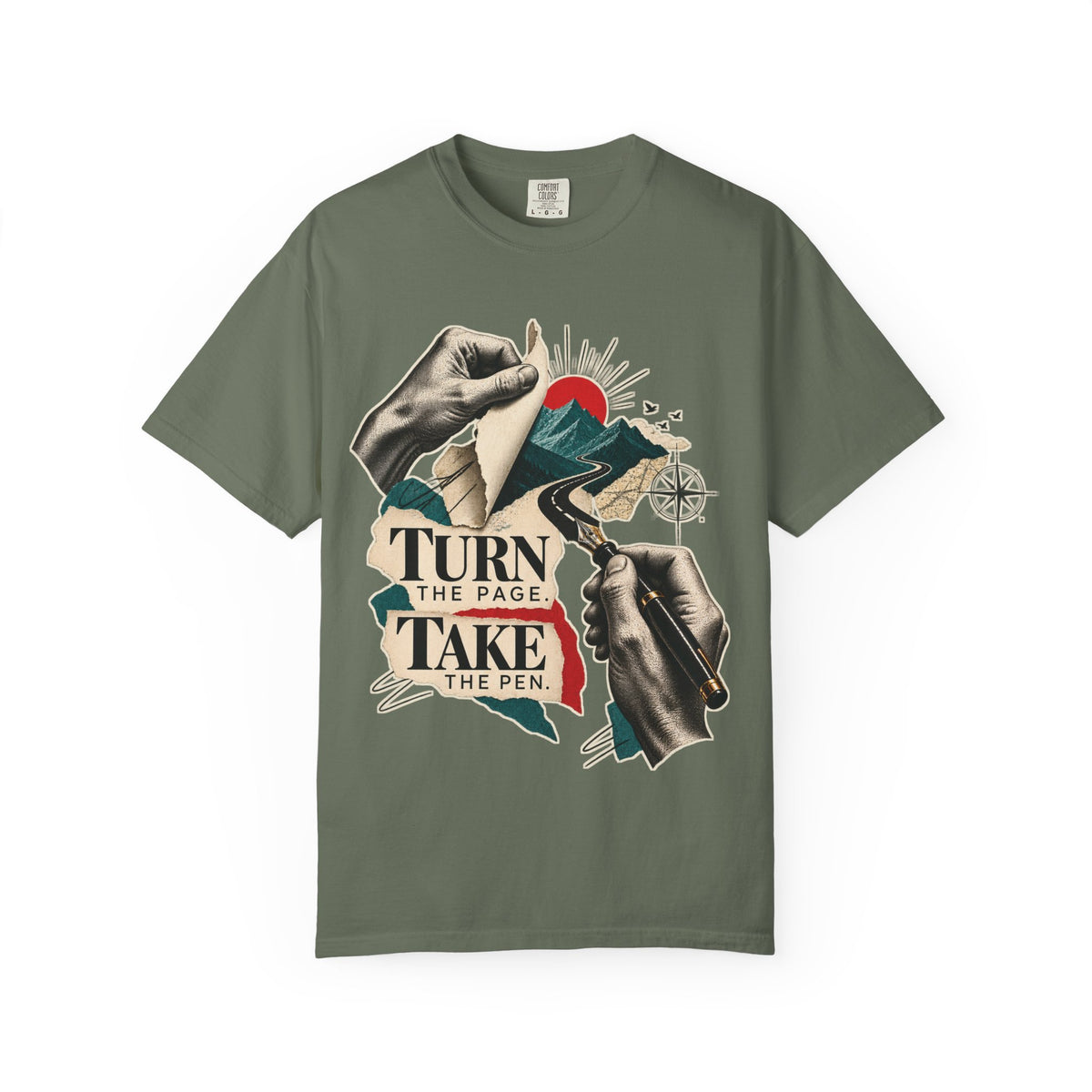 Turn The Page. Take The Pen T-shirt