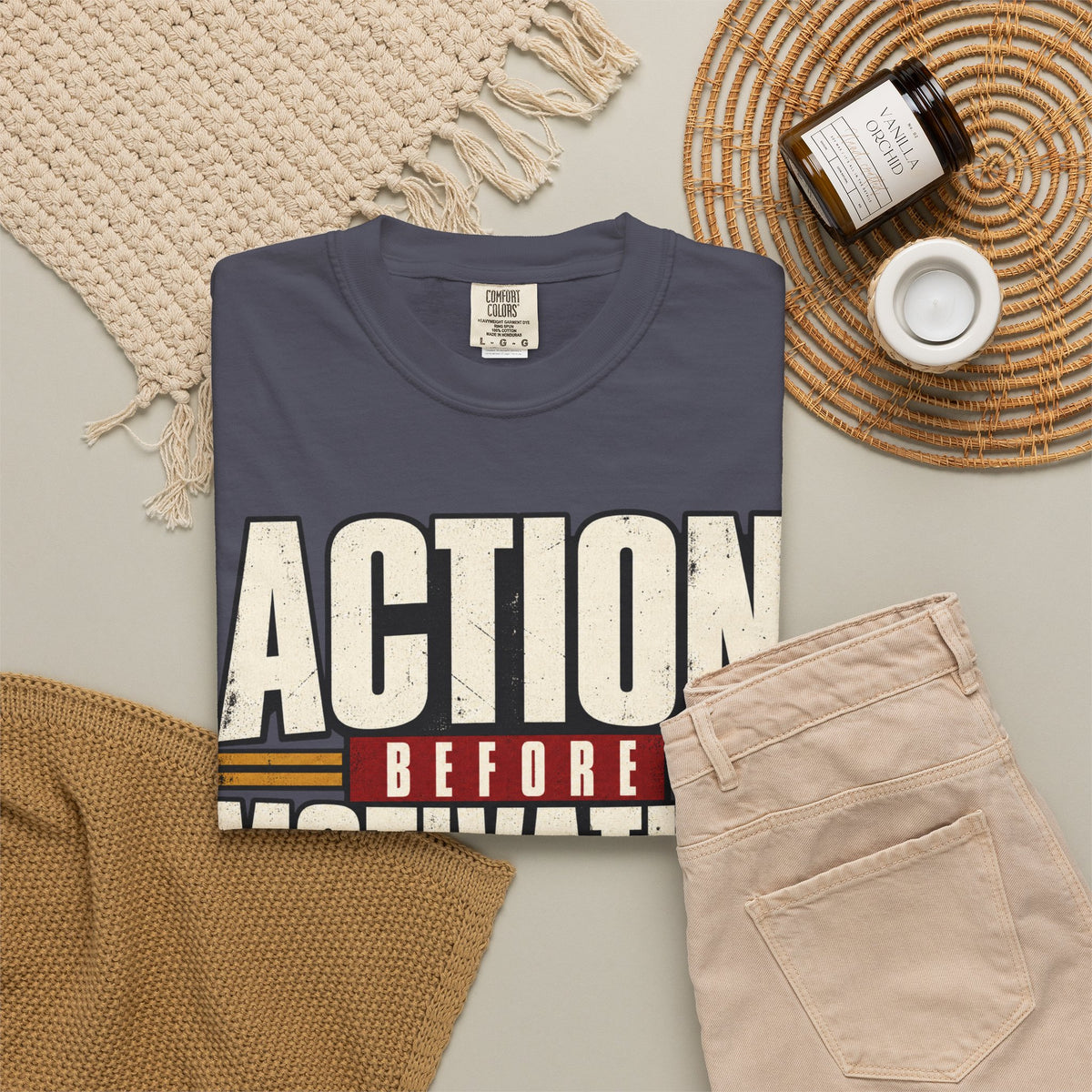 Action Before Motivation T-shirt
