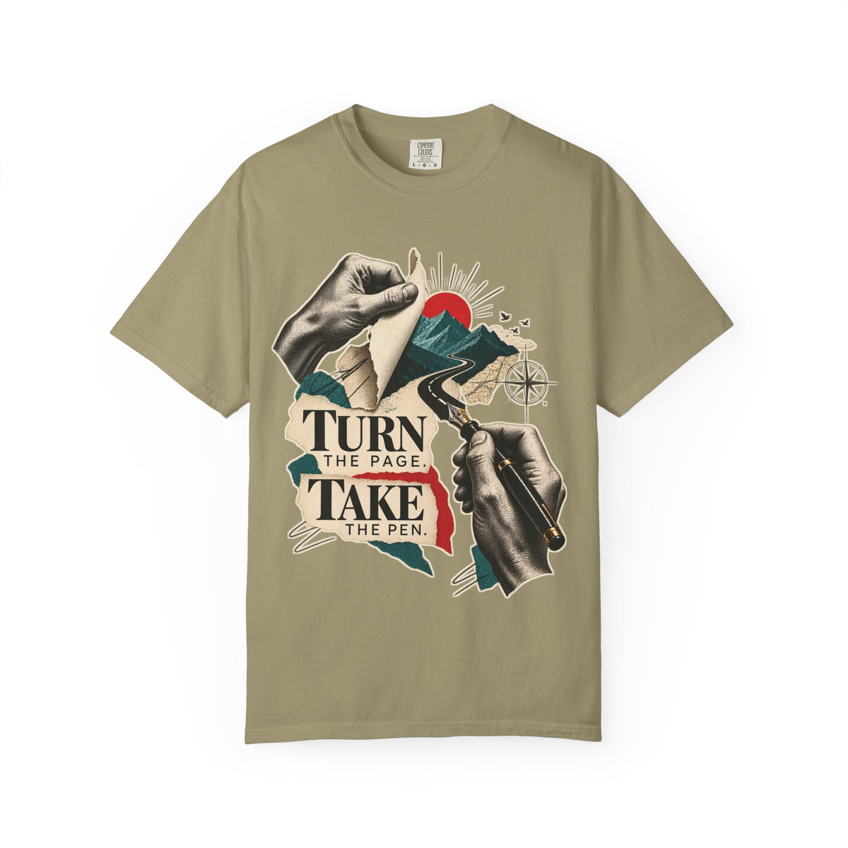 Turn The Page. Take The Pen T-shirt