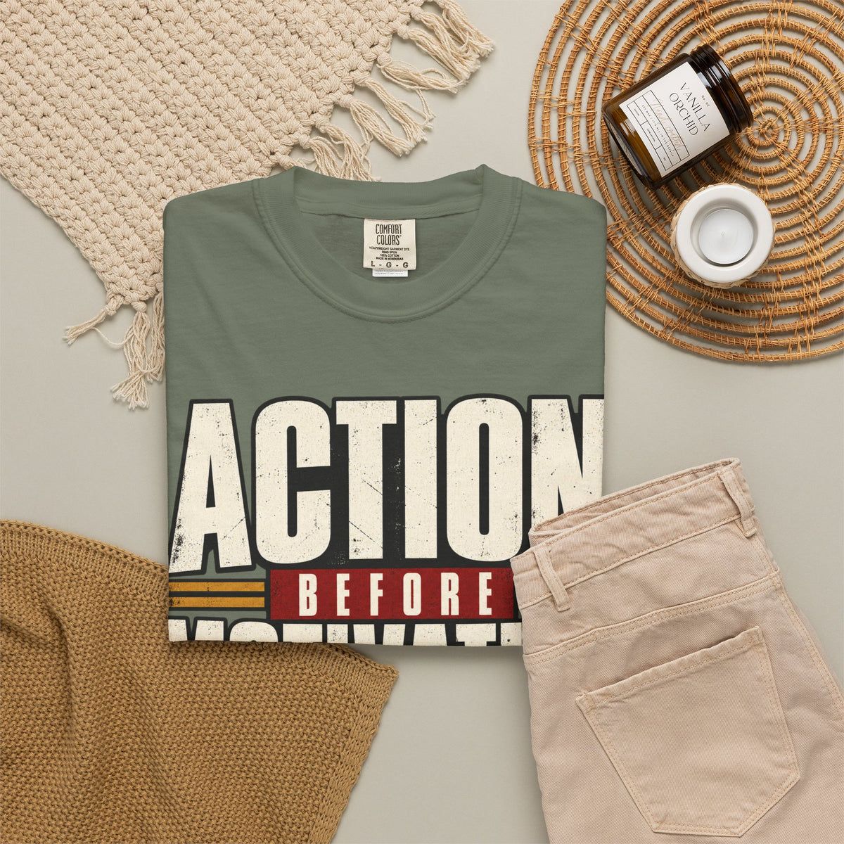 Action Before Motivation T-shirt